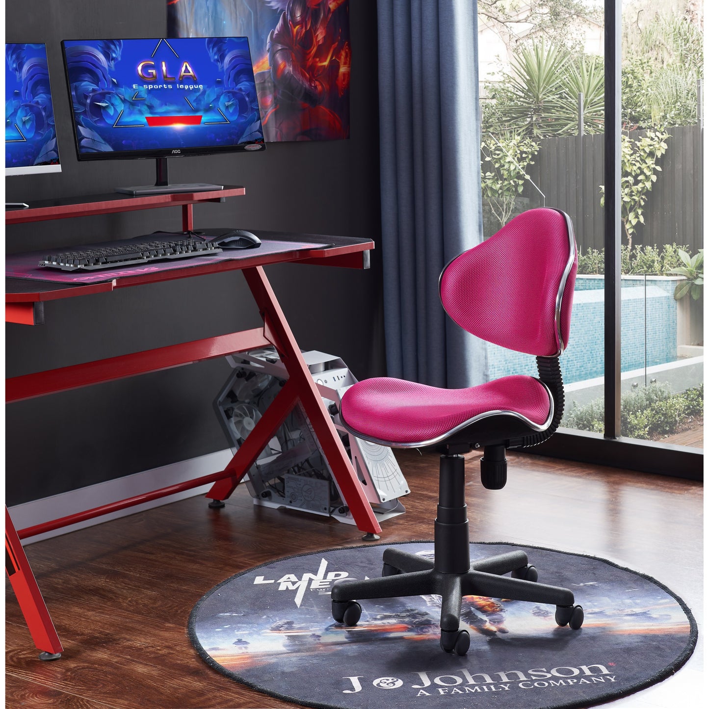 JJS-Home-Office-Low-Back-Computer-Mesh-Chair