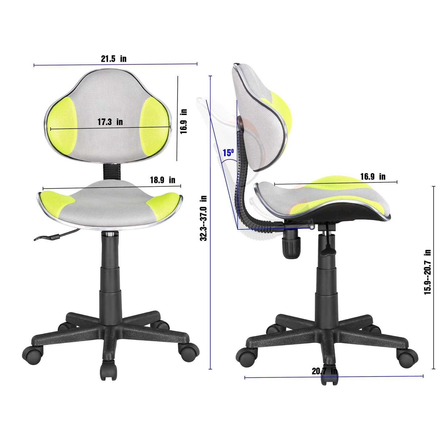 JJS-Home-Office-Low-Back-Computer-Mesh-Chair