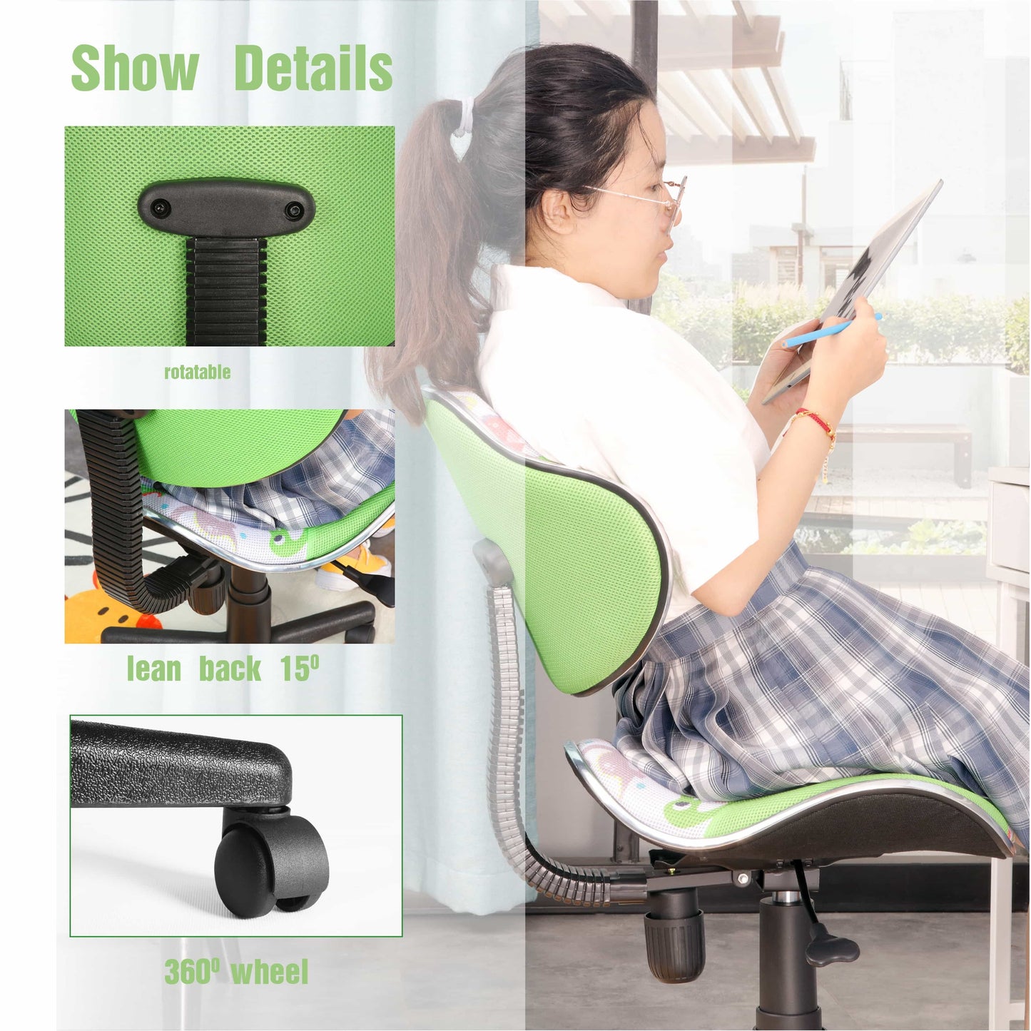 JJS-Home-Office-Low-Back-Computer-Mesh-Chair
