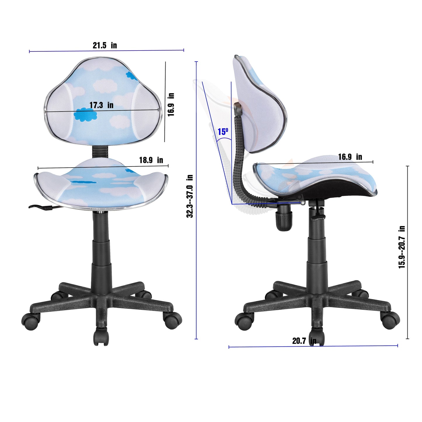 JJS-Home-Office-Low-Back-Computer-Mesh-Chair