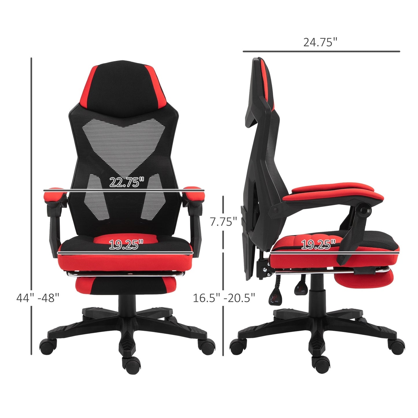 Vinsetto-Home-Office-Chair-Adjustable-Height-Recliner-with-Retractable-Footrest%2C-Mesh-Back