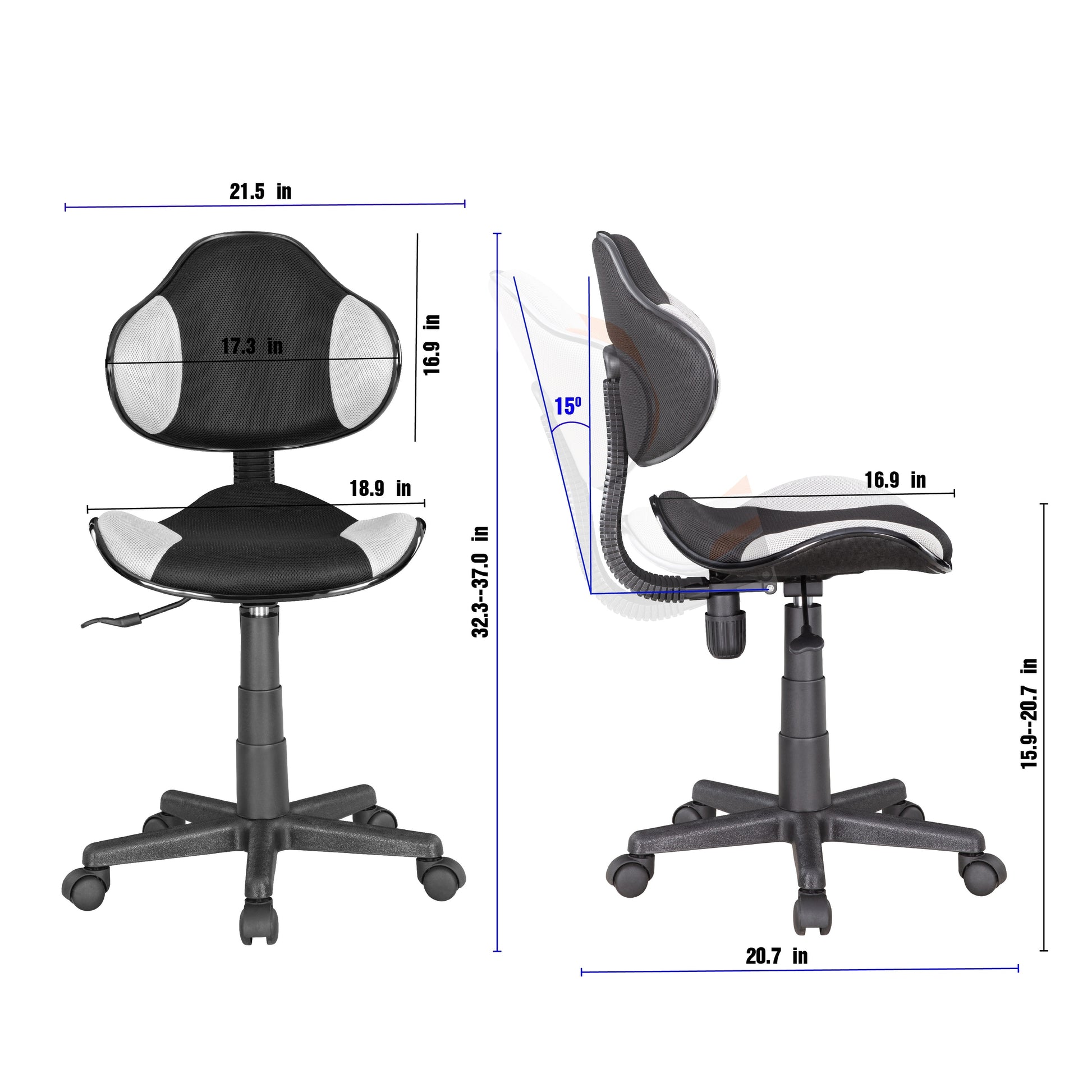 JJS-Home-Office-Low-Back-Computer-Mesh-Chair