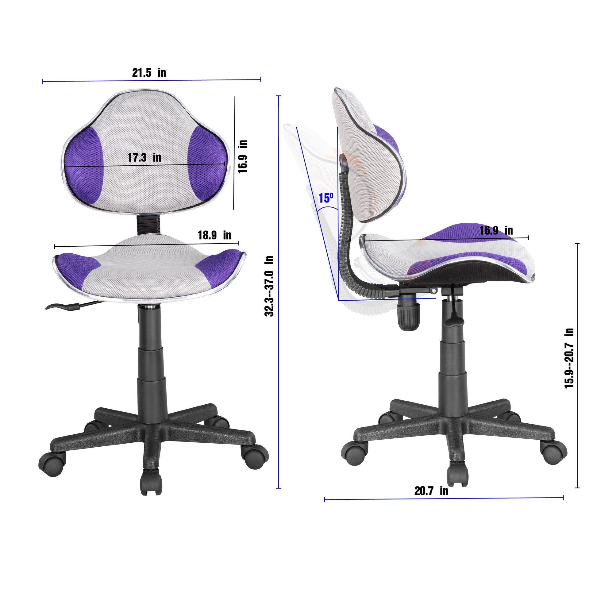 JJS-Home-Office-Low-Back-Computer-Mesh-Chair