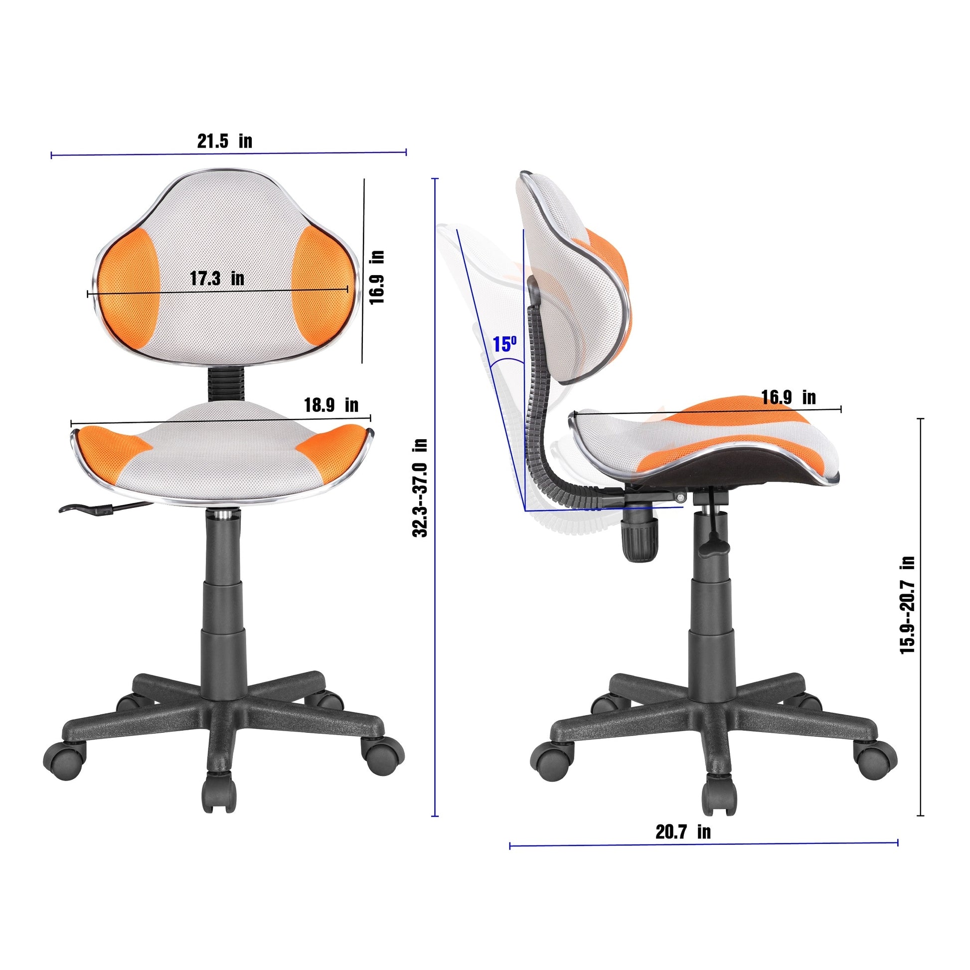 JJS-Home-Office-Low-Back-Computer-Mesh-Chair